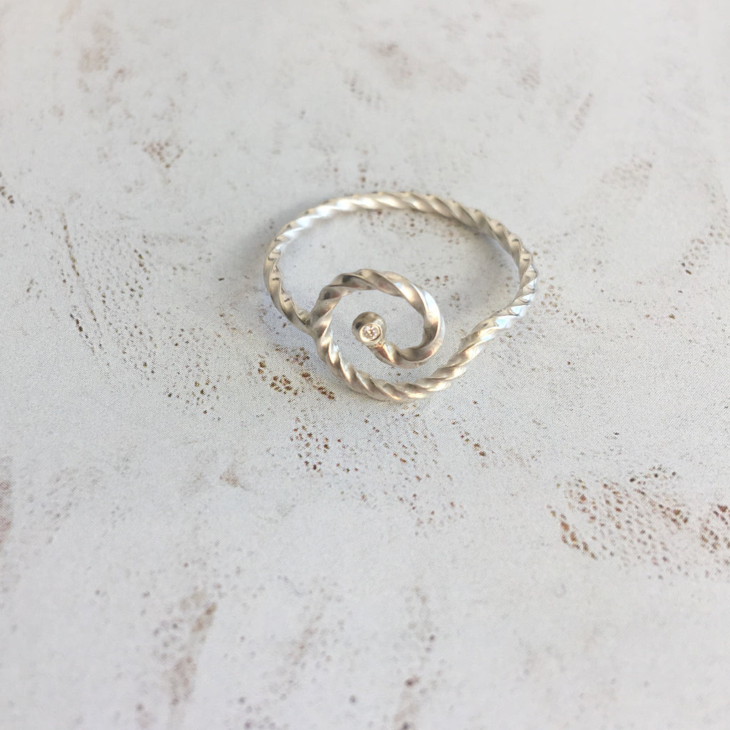 Nova ring, silver