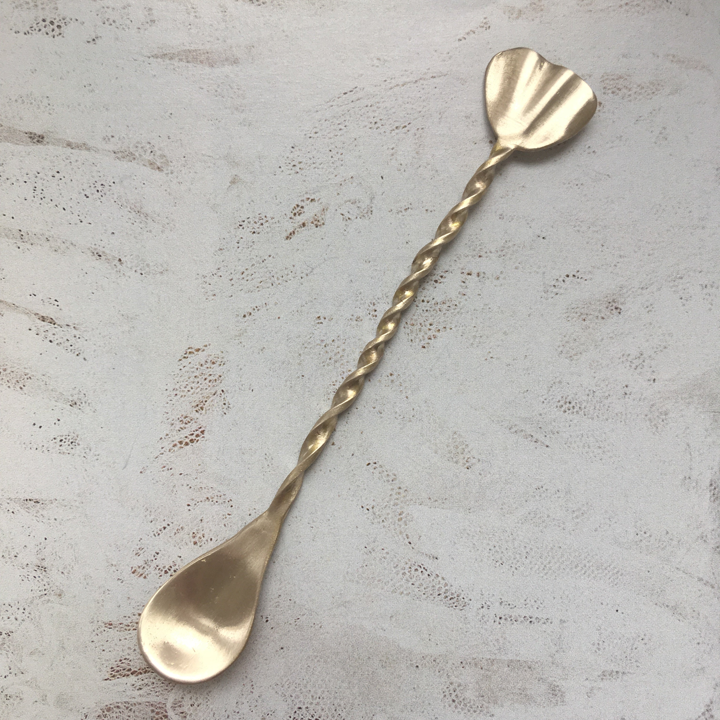 Sea Salt Brass spoon