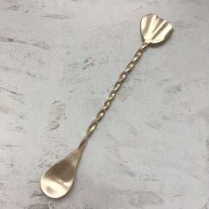 Sea Salt Brass spoon