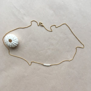 Mermaid necklace, gold