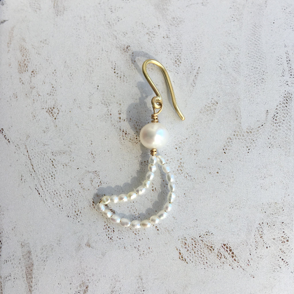 Half Moon Bay earring, single